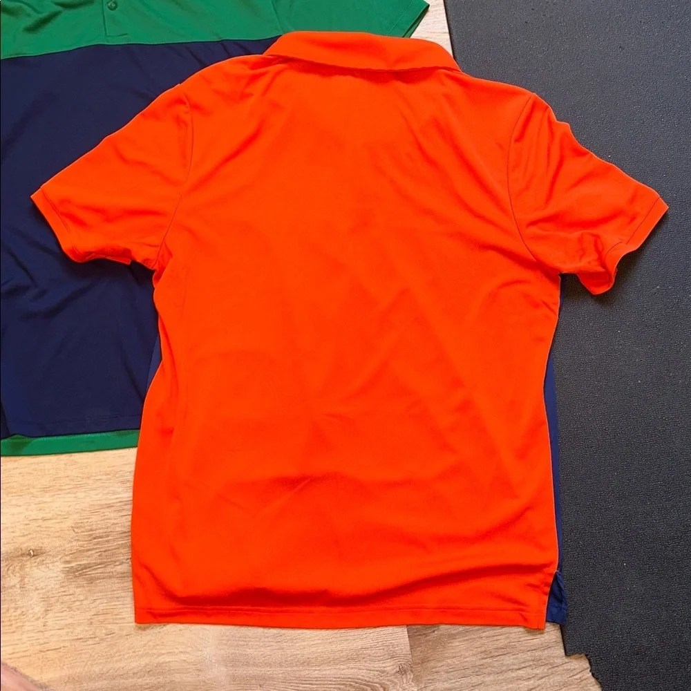 Nike Green and Blue Polo Shirt